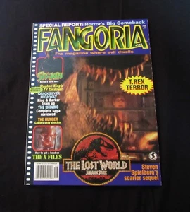 Revista Fangoria #163 1997 - Cubierta de Parque Jurásico - Como Nuevo - Imagen 1 de 2
