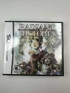 Radiant Historia (Nintendo DS, 2011) Original Case & Manual Only - NO GAME - Picture 1 of 3