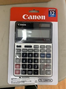 Canon TS-1200TSC 12-Digit Desktop Calculator New Sealed - Picture 1 of 2
