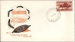 1961 Australia 5/- Cattle High Value Stamp Royal Unaddressed First Day Cover VGC - Bild 1 von 1