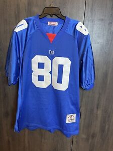New York Giants Jeremy Shockey 80 Jersey Throwback Classics Adult Size 52 Blue