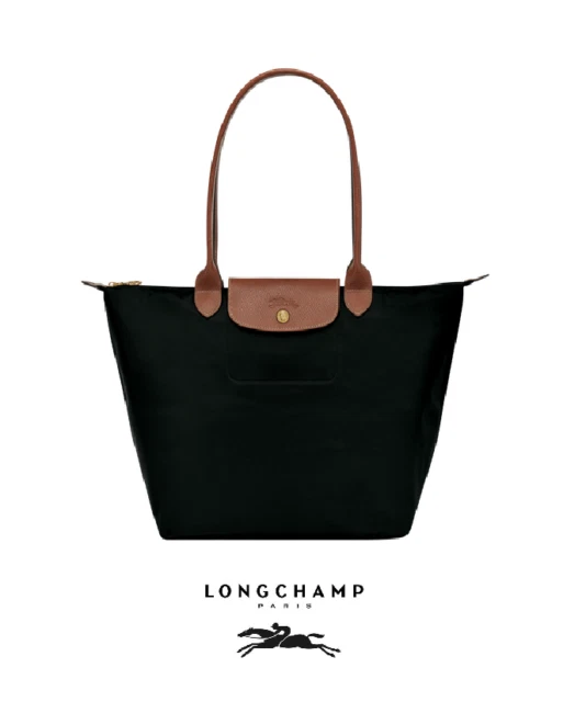 Longchamp Le Pliage Shoulder Tote Bag - Noir