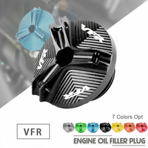 Aluminiowa zaślepka filtra oleju silnikowego Śruba Śruba Osłona śruby do HONDA VFR800 1200 10-19