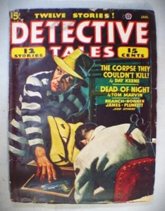 Januar 1948 Zellstoff - Detective Tales - Amerikas ungewöhnlichstes Detektivmagazin - Bild 1 von 7