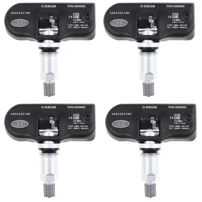 4PCS TIRE PRESSURE SENSOR TPMS 56053031AD For 2008-2012 Dodge Grand Caravan - Image 1 of 4
