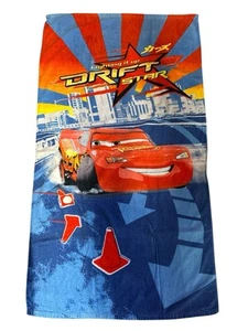 VINTAGE Disney Pixar Cars Beach Bath Towel Lightening McQueen, Drift - Picture 1 of 5