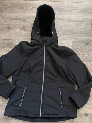 ZeroXposur Black Hooded Full Zip Jacket Plush Lining Size XL - Image 1 of 4