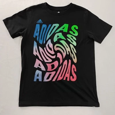 Adidas Boys 14/16 L Adidas T Shirt All Over Print Multicolor - Image 1 of 4