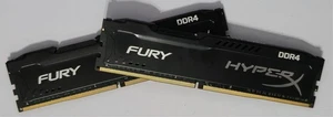 Kingston Fury PC4-19200 16GB (2x8GB) DDR4 2400MHz Desktop Memory HX424C15FBK4/32 - Picture 1 of 2