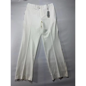 NWT Peter Millar Men's Raleigh Performance White Dress Pants - Size 34x31 - Picture 1 of 8