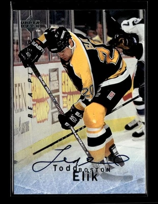 1995-96 Upper Deck Be a Player #S89 Todd Elik Autographs - Image 1 of 2