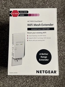 Netgear AC1900 Dual Band Mesh Wi-Fi Range Extender Essential EX6400 Nowy Open Box - Zdjęcie 1 z 6