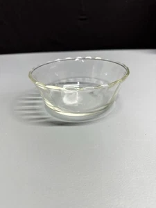 Vintage Fire King 5oz Clear Glass Custard Dessert Cup Scalloped Edge - Picture 1 of 5