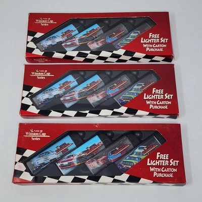Juego de 4 encendedores de cricket vintage Racing 1994 NASCAR Winston Cup Series (3 paquetes) Foto 1 de 4