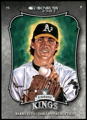 Barry Zito 2003 Donruss #14 Atletics MLB LEER ENVÍO GRATUITO AutographDen Foto 1 de 2