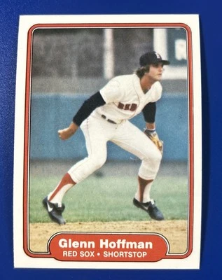 1982 Fleer Baseball Glenn Hoffman Boston Red Sox #296 - Image 1 of 2