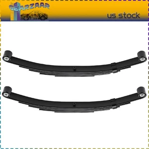 For Trailer Leaf Spring 4 Leaf Double Eye 1750lbs Cap 2x for 3500lbs Axle -Set - Bild 1 von 13