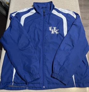 University Of Kentucky Wildcats Full Zip Jacket Sport Tek Men’s Size Large - Picture 1 of 15