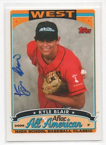 2006 BOWMAN AFLAC ALL-AMERICAN KYLE BLAIR AUTO QTY - Picture 1 of 1