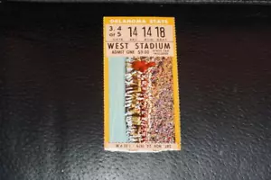 1979 OKLAHOMA AT IOWA STATE FOOTBALL TICKET STUB - Bild 1 von 2