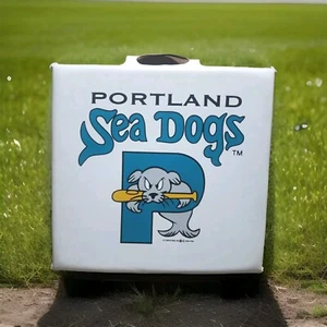 Vtg 1994 Portland Maine Sea Dogs Teal Stadium Seat Cushion Baseball 15x15” - Picture 1 of 13