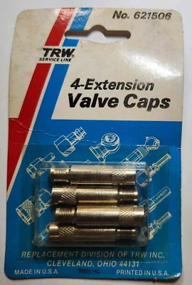 Tapas de válvula de extensión TRW - 1-1/4" - Juego de cuatro hechas en EE. UU. Foto 1 de 2