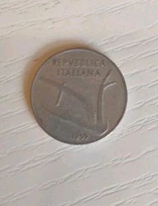 10 LIRE Münze 1955 ITALIEN - Bild 1 von 3