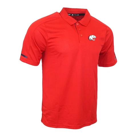 South Alabama Jaguars NCAA Adidas Men's  Red Game Built Climachill Polo Shirt Cover
