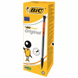 Paquete de 12 lápices mecánicos originales BiC Matic de 0,7 mm - Imagen 1 de 1