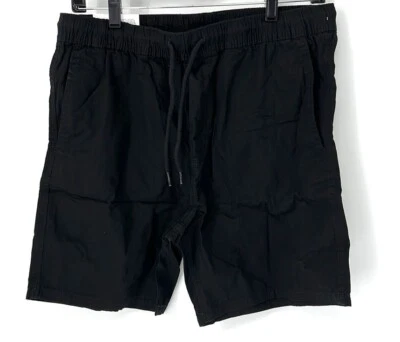 H&M Nuevo Con Etiquetas Pantalones Cortos Largo Medio Hombre Talla Pequeña Negro Chino Foto 1 de 4