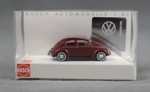 BUSCH 52991 H0,1:87 - VW Käfer, Ovalfenster Exportversion weinrot NEU 2025 - Bild 1 von 5