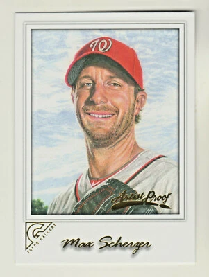 2017 Topps Gallery ARTIST PROOF #150 MAX SCHERZER New York Mets WALMART RETAIL - Image 1 of 2