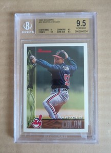 1995 bowman #22  bartolo colon RC BGS 9.5
