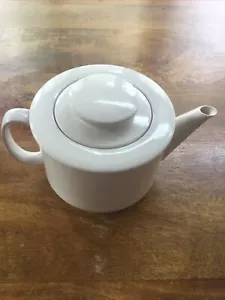 Teapot Copco Sam Lebowitz Design - Korea 1983 - Ceramic RARE - WHITE - Picture 1 of 10