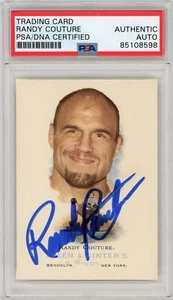 2006 Topps Allen & Ginter Randy Couture SIGNED #310 Card PSA Autographed Slab - Picture 1 of 2