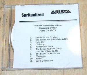 Spiritualized Amazing Grace CD advance copy CDR Arista Jason Pierce Spacemen 3 - Picture 1 of 2