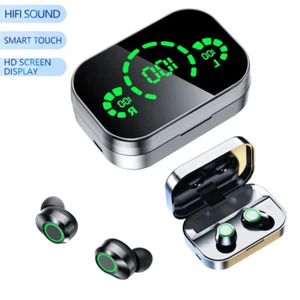 Bluetooth Wireless Earbuds Headset Powerbank/Mirror for iPhone 12/13 Android TWS - Picture 1 of 9