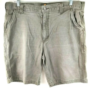 Carhartt Mens Relaxed Fit Cargo Hiking Work Casual Shorts Brown Size 38 - Picture 1 of 10