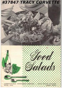 June 1948 Good Salads Cookbook Agricultural Service Iowa State College 24 Page - Bild 1 von 5