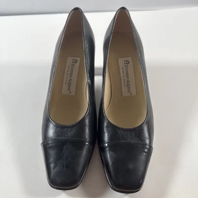 Zapatos de salón Etienne Aigner negros 2,5” Strada para mujer 5,5 M cuero charol España Foto 1 de 4