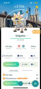 Solgaleo con fondo de Nueva York - Pokemon Go - Imagen 1 de 1
