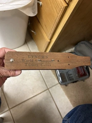 Lynch’s Box Turkey Call de colección hecho en Birmingham, Alabama modelo 102  Foto 1 de 4