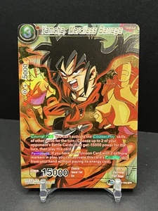 DRAGON BALL SUPER YAMCHA, MERCILESS BARRAGE BT10-008 SPR HOLO LP/MP DBS-B10 - Picture 1 of 4