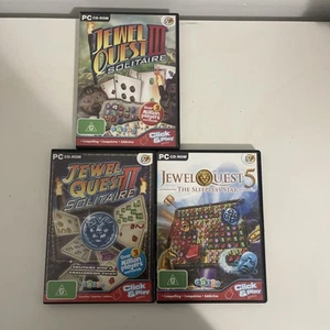 Lot Jewel Quest Solitaire 2,3,5 (PC CD) - Picture 1 of 7