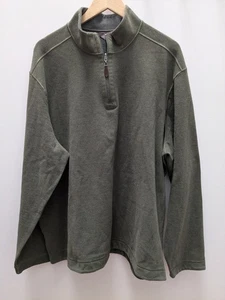 Johnston & Murphy Reversible Quarter Zip Sweater Pullover Grün/Grau Herren 3XL - Bild 1 von 11