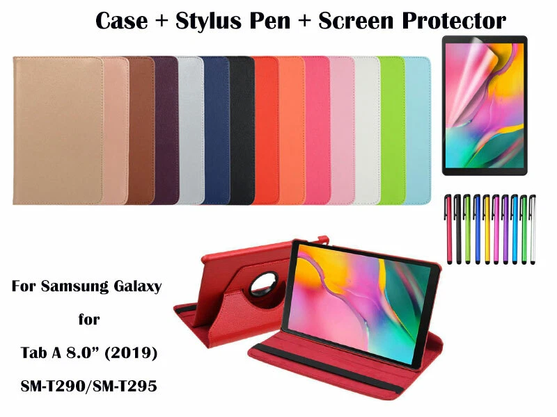 Rotate PU Leather Cover Case for Samsung Galaxy Tab A 8.0" [2019] T290/T295 - Image 1 of 1