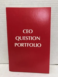 Vintage 1984 CEO Board Game RED Booklet Replacement Piece Part % - Picture 1 of 4