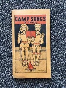 Camp Songs n Things songbook by Zander Klusmann c.1939 - Picture 1 of 3