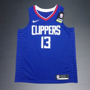 NIKE SWINGMAN PAUL GEORGE #13 LA CLIPPERS AUTHENTIC NBA JERSEY MEN'S LRG NWT - Picture 1 of 4