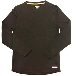 Omni Wolle Herren Base Layer Langarmshirt Größe Large - schwarz - Bild 1 von 8